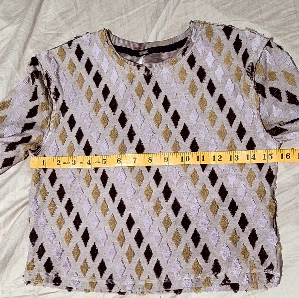 Free People Magic Carpet Crop Top Size Small
